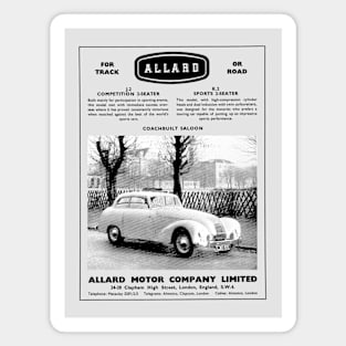 ALLARD CARS - advert Magnet